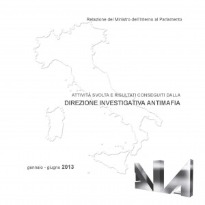 Relazione Direzione investigativa antimafia 2013 1° sem