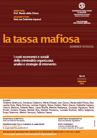 Sulla tassa mafiosa. La Summer School alla  seconda edizione.