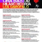 ‘Ndrangheta ora basta! Milano ricorda Lea Garofalo.