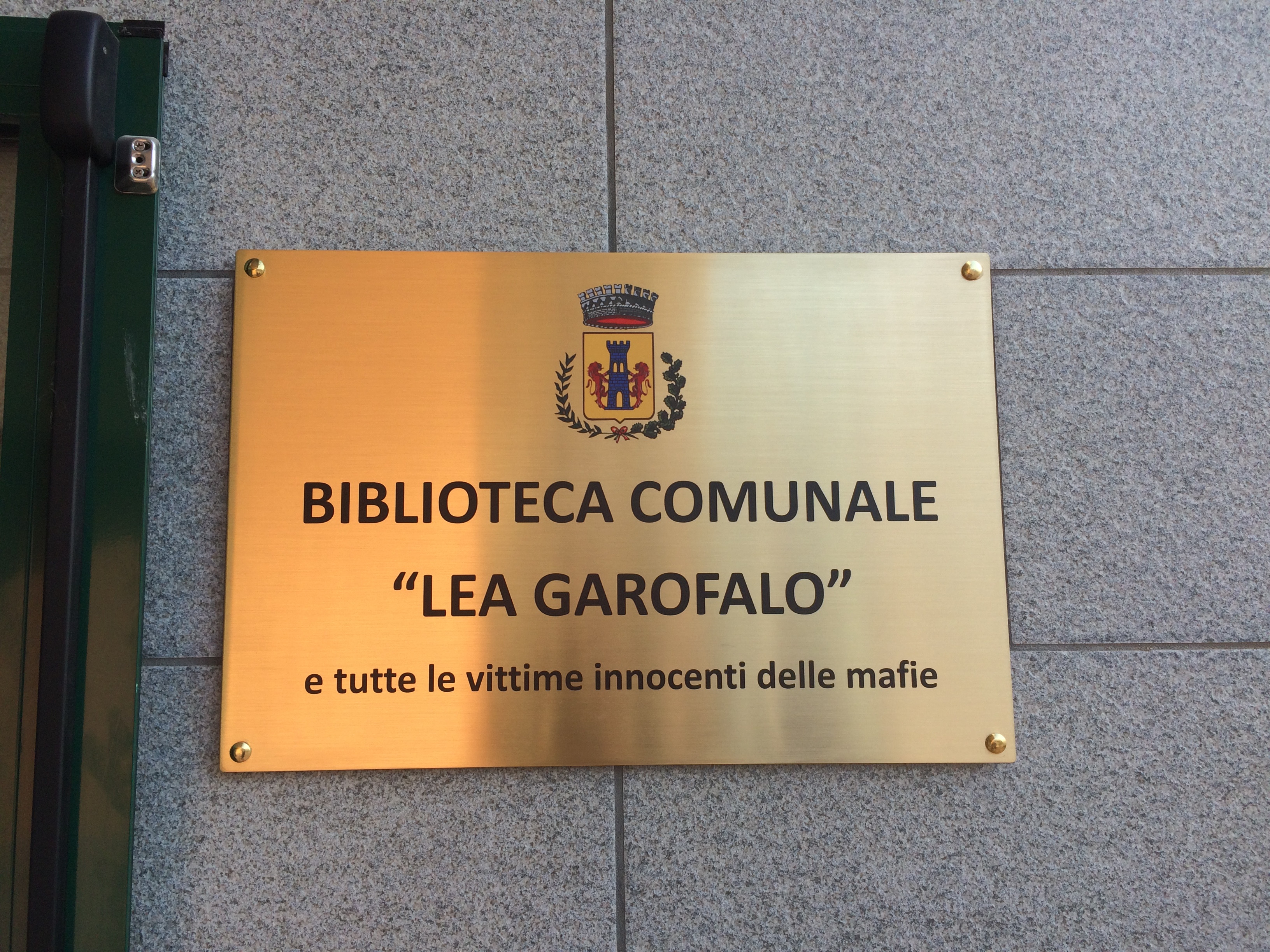 Vimodrone, cittadinanza onoraria a Luigi Ciotti e Biblioteca “Lea Garofalo”